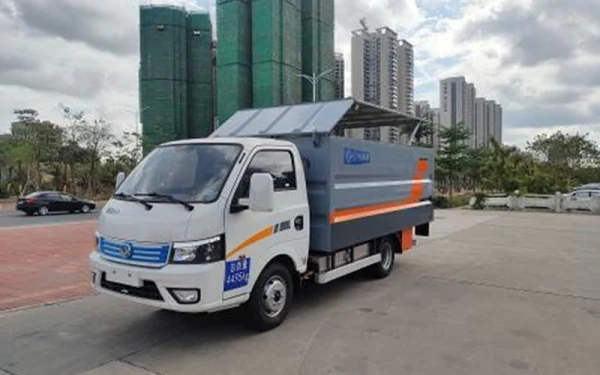 Electric Closed Bucket Garbage Truck